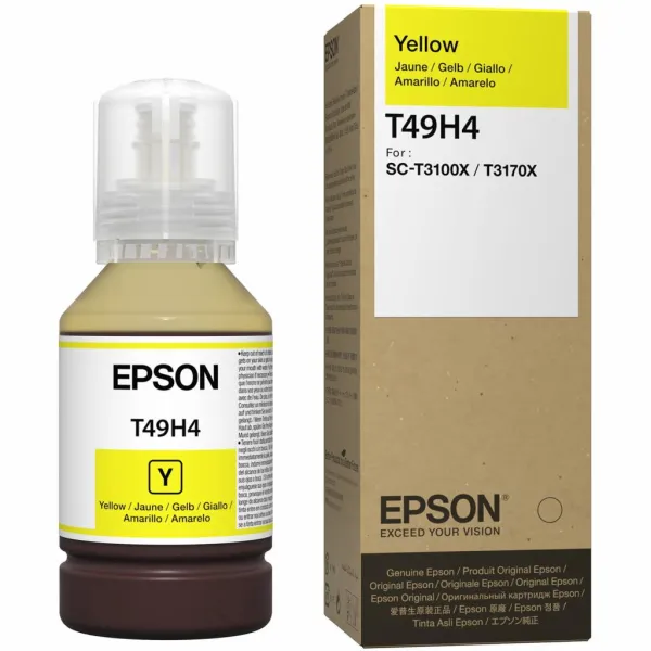 Чернила SC-T3100x желтые Epson (C13T49H400) - Фото 13