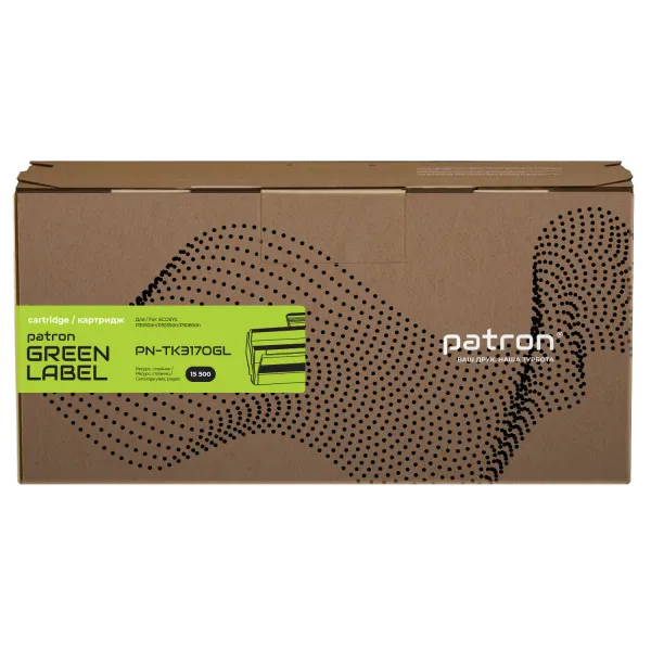 Тонер-картридж совместимый Kyocera Mita TK-3170 Green Label Patron (PN-TK3170GL) - Фото 5