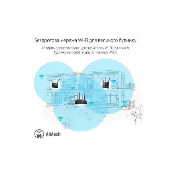Маршрутизатор WI-FI RT-AX55 ASUS (RT-AX55) - Фото 4
