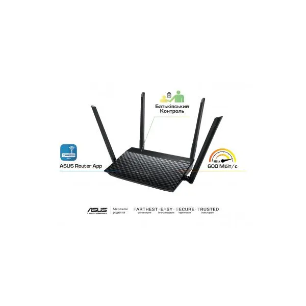 Маршрутизатор WI-FI RT-N19 ASUS (RT-N19) - Фото 4