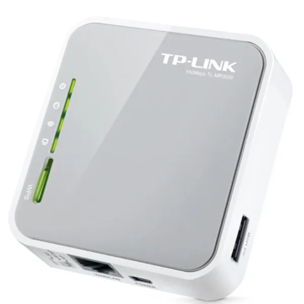 Маршрутизатор WI-FI TL-MR3020 TP-Link (TL-MR3020) - Фото 2