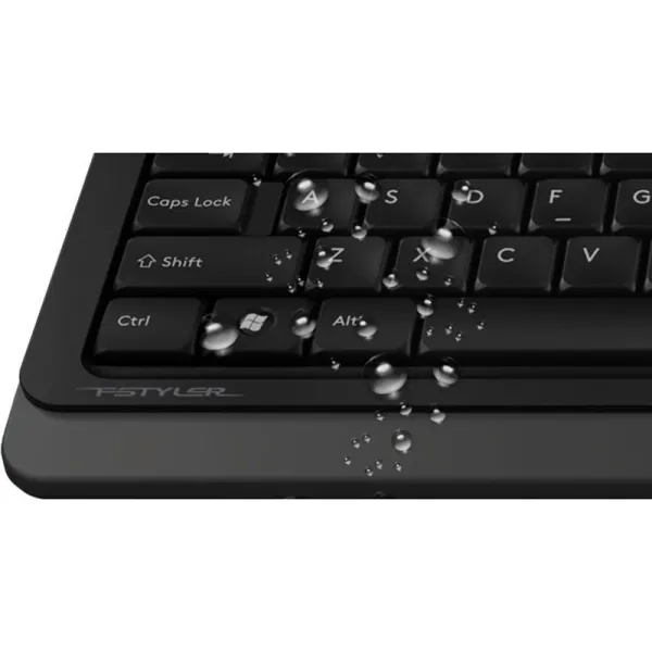 Клавиатура USB Fstyler FK10, чёрно-серая A4tech (FK10 (Grey)) - Фото 2