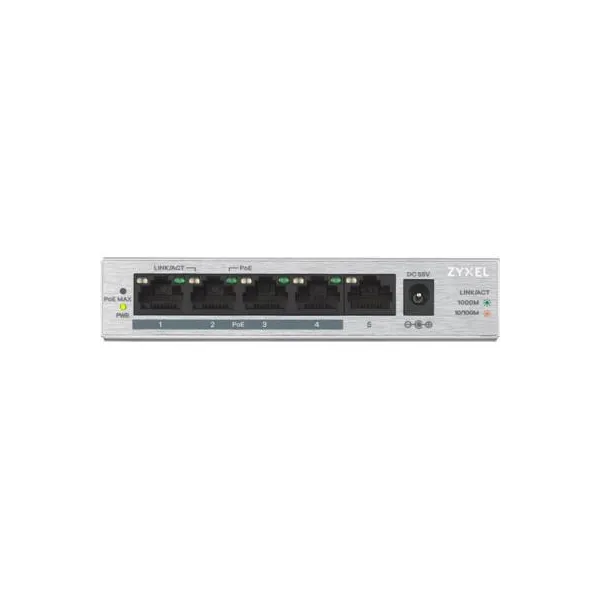 Коммутатор неуправляемый GS1005HP-EU0101F ZYXEL (GS1005HP-EU0101F) - Фото 2