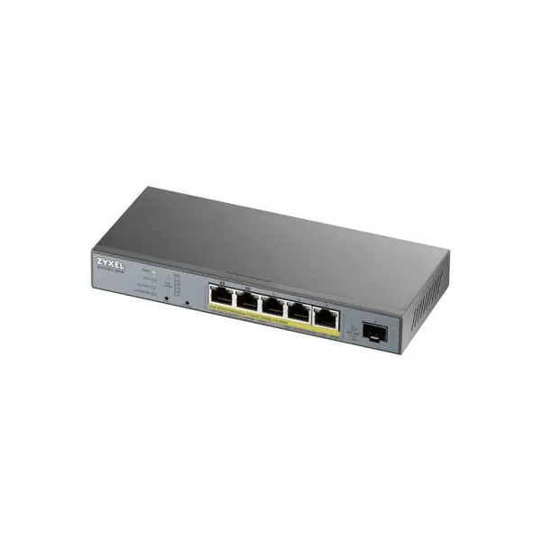 Коммутатор управляемый GS1350-6HP-EU0101F ZYXEL (GS1350-6HP-EU0101F) - Фото 1