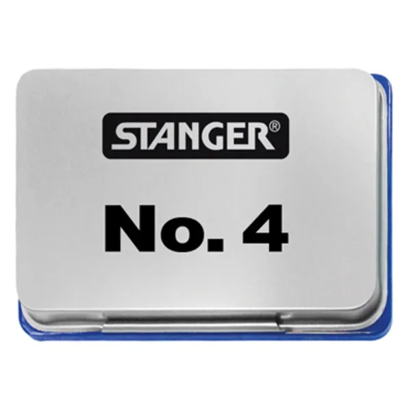 Подушка штемпельна 68х48мм синя No.4 Stanger (380002) - Фото 3