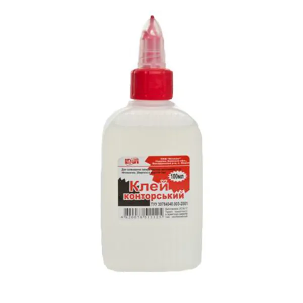 Клей конторський полімерний 100 мл з суперковпачком (GLUEKIPKONT100ML) - Фото 3