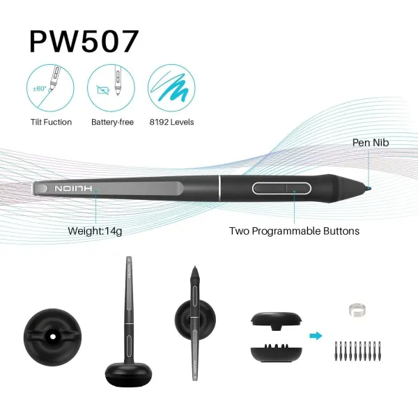 Графический монитор Kamvas Pro 13 Huion (GT133_HUION) - Фото 2