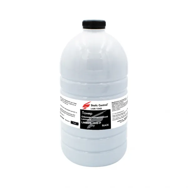 Тонер Lexmark універсальний LMXOS флакон 1 кг SCC (LMXOS-1KG-P) - Фото 1