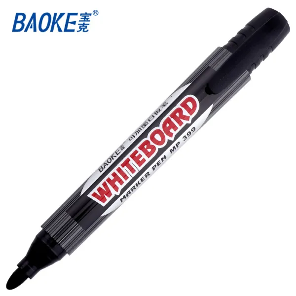 Маркер для сухостираємих дощок, 2.5 мм чорний Baoke (MP399-black) - Фото 5