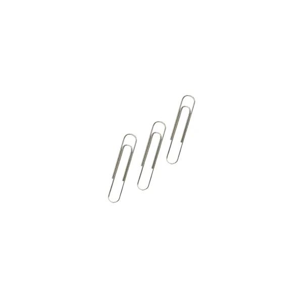 Скріпки нікельовані 28 мм, 100 шт, круглі H-Tone (JJ40304-28) - Фото 1