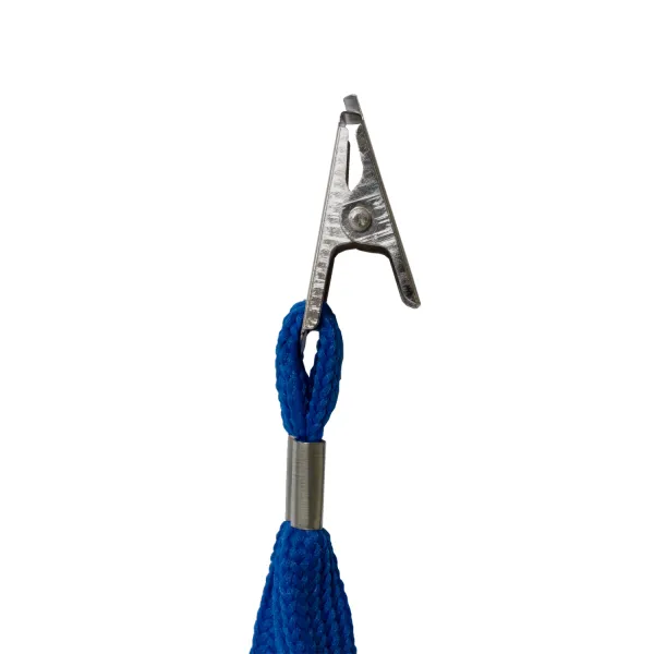 Шнурок із затиском синій, уп. 50 шт. H-Tone (JJ41321) - Фото 2