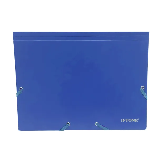 Папка пластикова на гумках А4, синя H-Tone (JJ40941-blue) - Фото 1