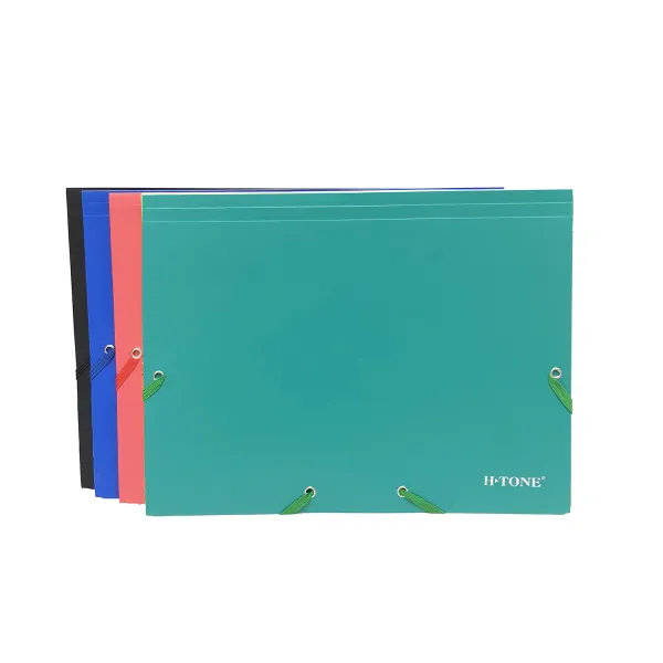 Папка пластикова на гумках А4, синя H-Tone (JJ40941-blue) - Фото 2