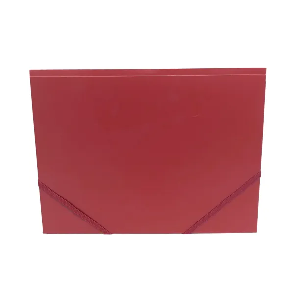 Папка пластикова на гумках А4, червона H-Tone (JJ40941-red) - Фото 2
