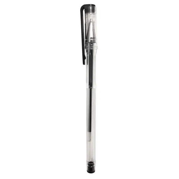 Ручка гелевая 0.5 мм, черная, уп. 40 шт. УЦЕНКА H-Tone (JJ20201-black) - Фото 1