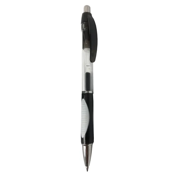 Ручка гелева автоматична 0,5 мм, чорна, уп. 12 шт. H-Tone (JJ20218A-black) - Фото 1