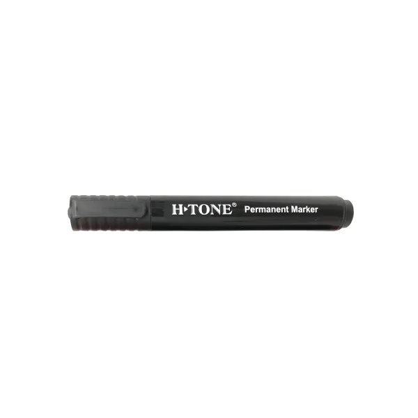 Маркер перманентний, 1-5 мм, клин. накінечник. чорний, H-Tone (JJ20523-black) - Фото 4