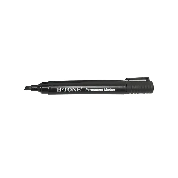 Маркер перманентний, 1-5 мм, клин. накінечник. чорний, H-Tone (JJ20523-black) - Фото 1