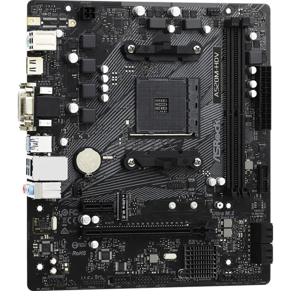 Материнская плата A520M-HDV ASRock (A520M-HDV) - Фото 3