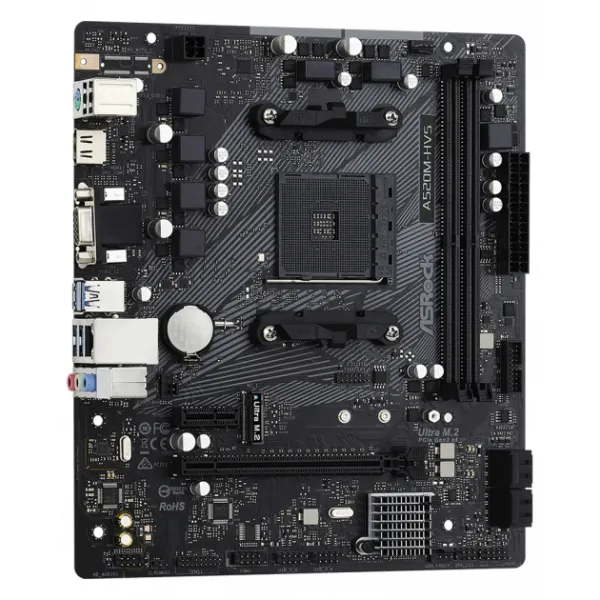 Плата материнская A520M-HVS ASRock (A520M-HVS) - Фото 2