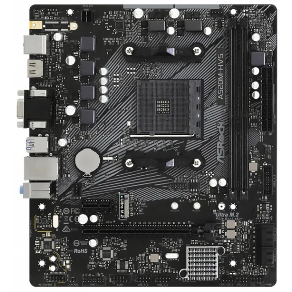 Плата материнская A520M-HVS ASRock (A520M-HVS)