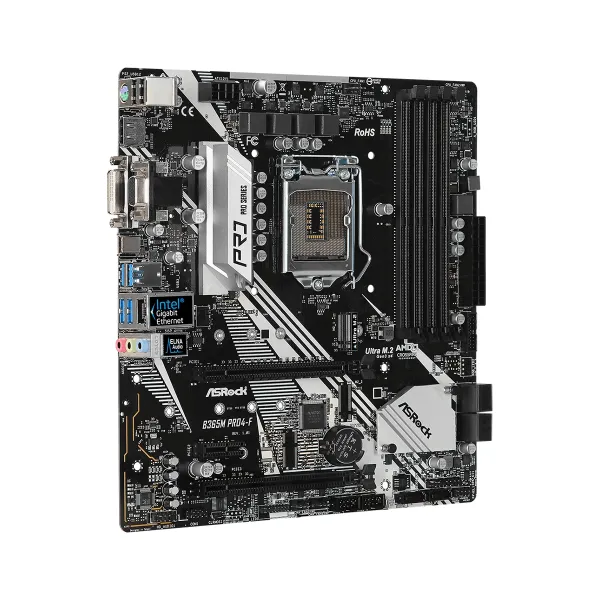 Материнська плата B365M PRO4-F ASROCK (B365M PRO4-F) - Фото 2