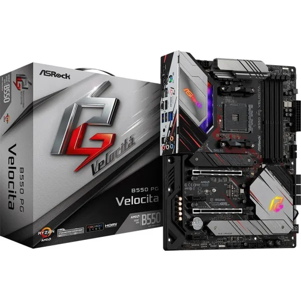Материнская плата B550 PG ASRock (B550_PG_VELOCITA) - Фото 1