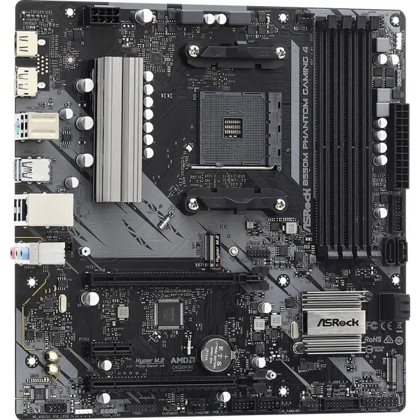 Материнская плата B550M-HDV ASRock (B550M_PHANTOM_GAMING_4) - Фото 2