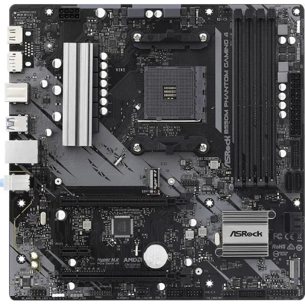 Материнская плата B550M-HDV ASRock (B550M_PHANTOM_GAMING_4)