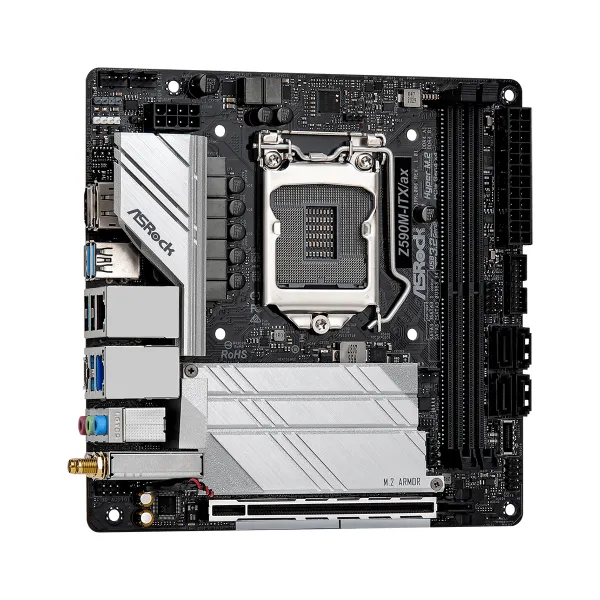 Материнская плата Z590 PHANTOM GAMING 4 ASRock (Z590M-ITX/AX) - Фото 6