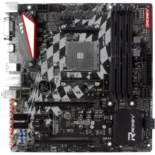 Материнская плата Racing X470GTQ Biostar (X470GTQ)