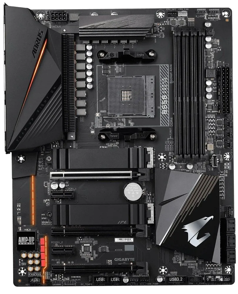 Материнська плата  B550 AORUS PRO V2 GIGABYTE (B550_AORUS_PRO_V2) - Фото 2