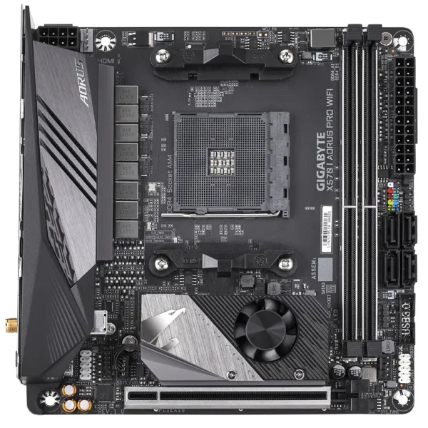 Материнська плата  X570I AORUS PRO GIGABYTE (X570I_AORUS_PRO_WIFI) - Фото 3