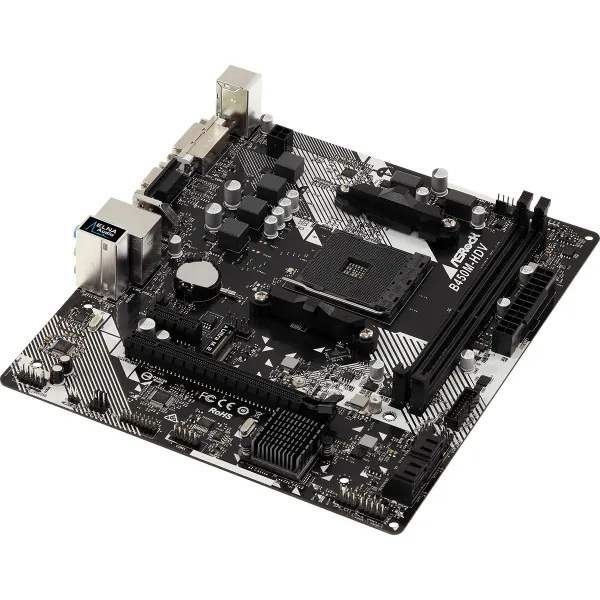 Материнская плата B450M-HDV R4.0 ASROCK (B450M-HDV R4.0) - Фото 3
