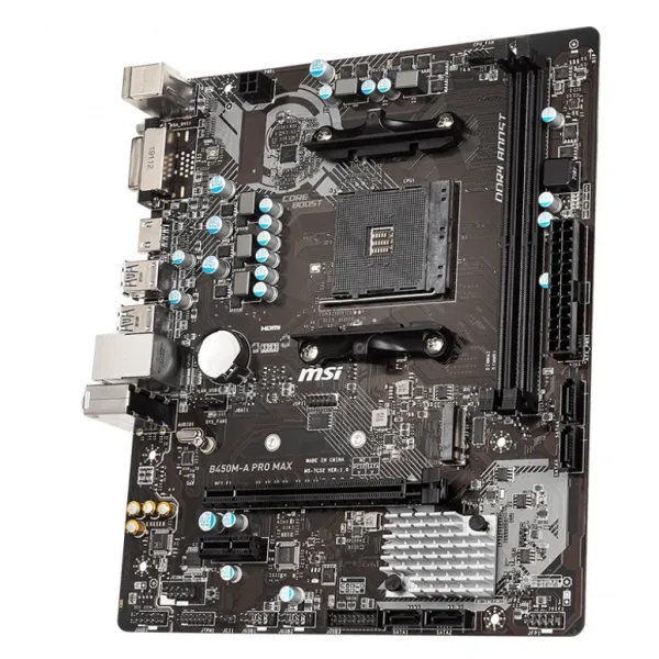 Материнська плата B450M-A PRO MAX MSI (B450M-A PRO MAX) - Фото 2