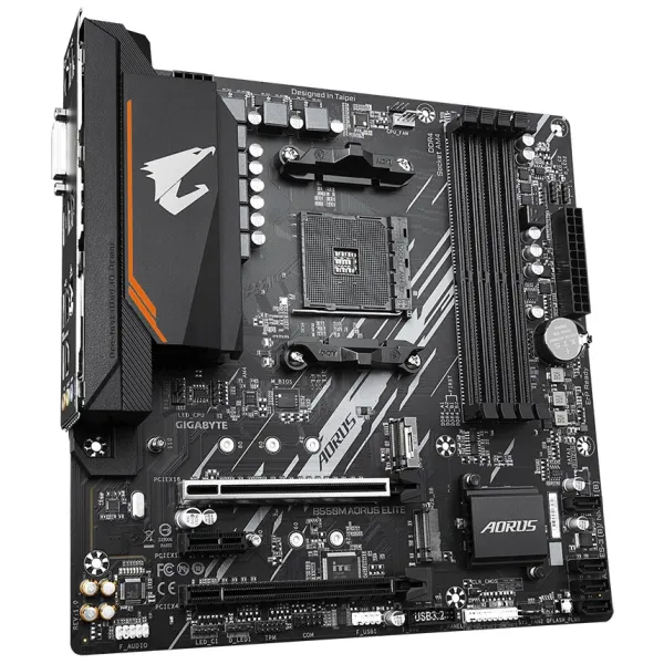 Материнская плата B550M AORUS ELITE GIGABYTE (B550M AORUS ELITE) - Фото 1