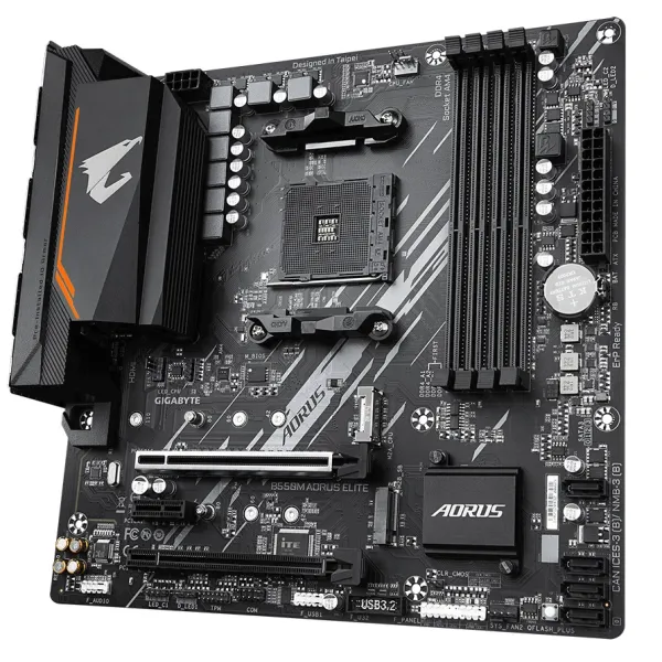 Материнская плата B550M AORUS ELITE GIGABYTE (B550M AORUS ELITE) - Фото 2