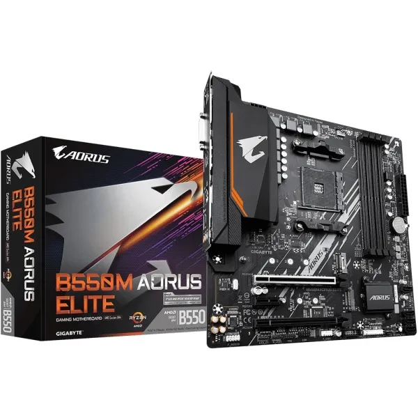 Материнская плата B550M AORUS ELITE GIGABYTE (B550M AORUS ELITE) - Фото 3