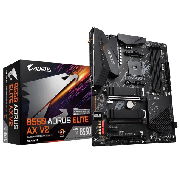 Материнская плата B550 AORUS ELITE AX V2 GIGABYTE (B550 AORUS ELITE AX V2) - Фото 3