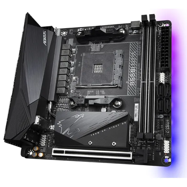 Материнская плата B550I AORUS PRO AX GIGABYTE (B550I AORUS PRO AX) - Фото 2