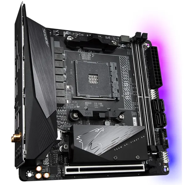 Материнская плата B550I AORUS PRO AX GIGABYTE (B550I AORUS PRO AX) - Фото 4