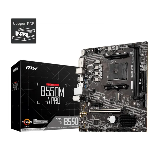 Материнська плата B550M-A PRO MSI (B550M-A PRO) - Фото 3