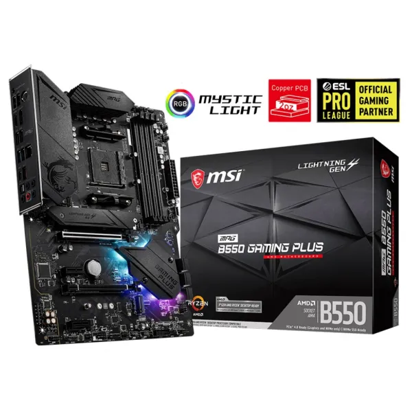 Материнская плата MPG B550 GAMING PLUS MSI (MPG B550 GAMING PLUS) - Фото 1