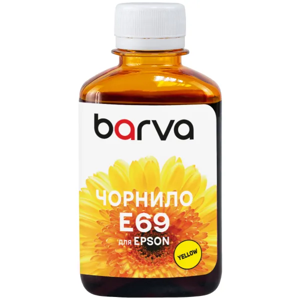 Чернила для Epson T6934 специальные 180 мл, водорастворимые, желтые Barva (E69-768) - Фото 10
