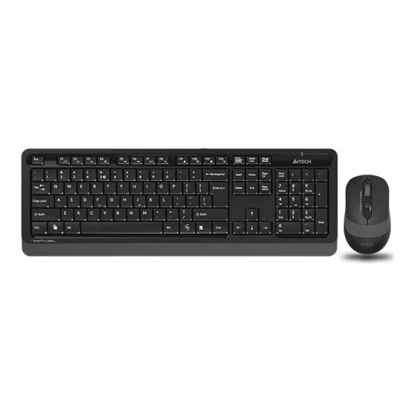 Комплект клавиатура и мышь беспроводной Fstyler FG1010 черно-серый A4Tech (FG1010 (Grey)