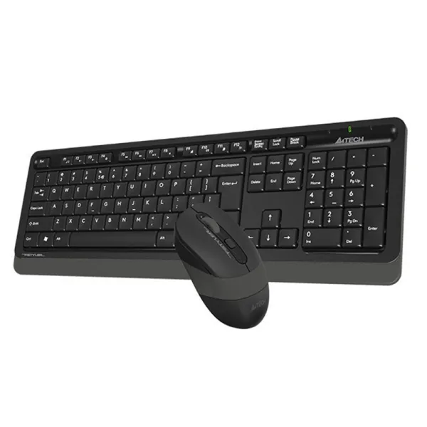 Комплект клавиатура и мышь беспроводной Fstyler FG1010 черно-серый A4Tech (FG1010 (Grey) - Фото 3