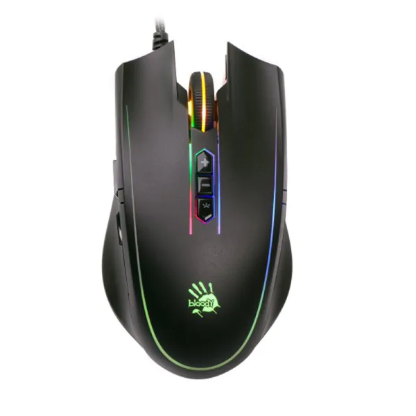 Мышь проводная игровая Neon XGlide черная A4Tech (Q81 Bloody Curve)