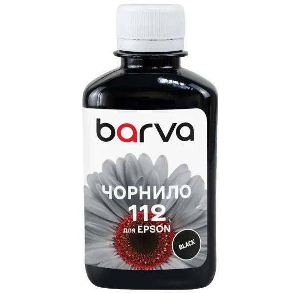 Чернила совместимые для Epson 112 BK специальные 180 мл, пигментные, черные Barva (E112-821) - Фото 52