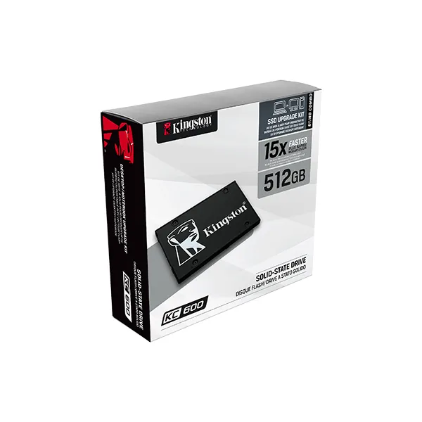 Накопичувач SSD KC600 512GB, 2.5", SATA  Kingston (SKC600/512G) - Фото 2