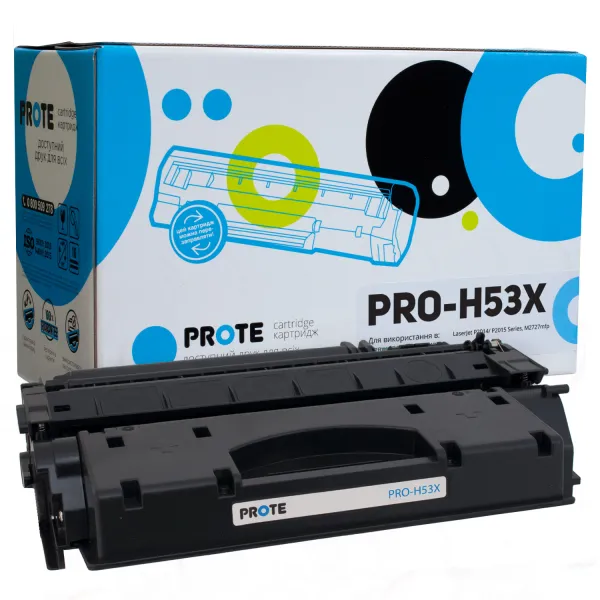 Картридж совместимый HP 53X (Q7553X) Prote (PRO-H53X) - Фото 2